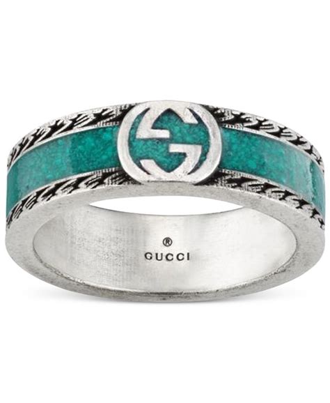 gucci ring turquoise|gucci interlocking g.